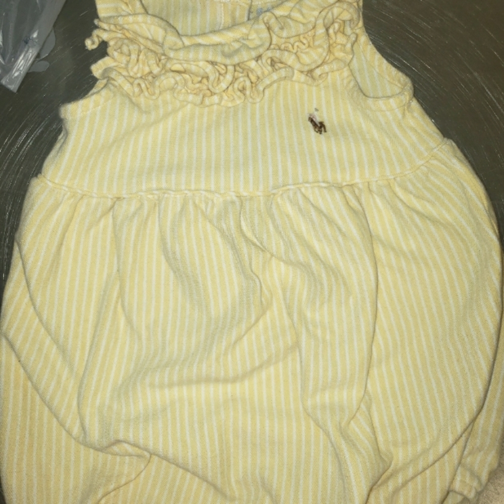 Ralph Lauren Polo Striped Rompers sz 12mth